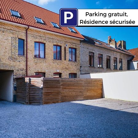 Appartement - Parking Prive Gratuit, Proche Centre-Ville Et Gare De Saint-Omer Sint-Omaars Buitenkant foto