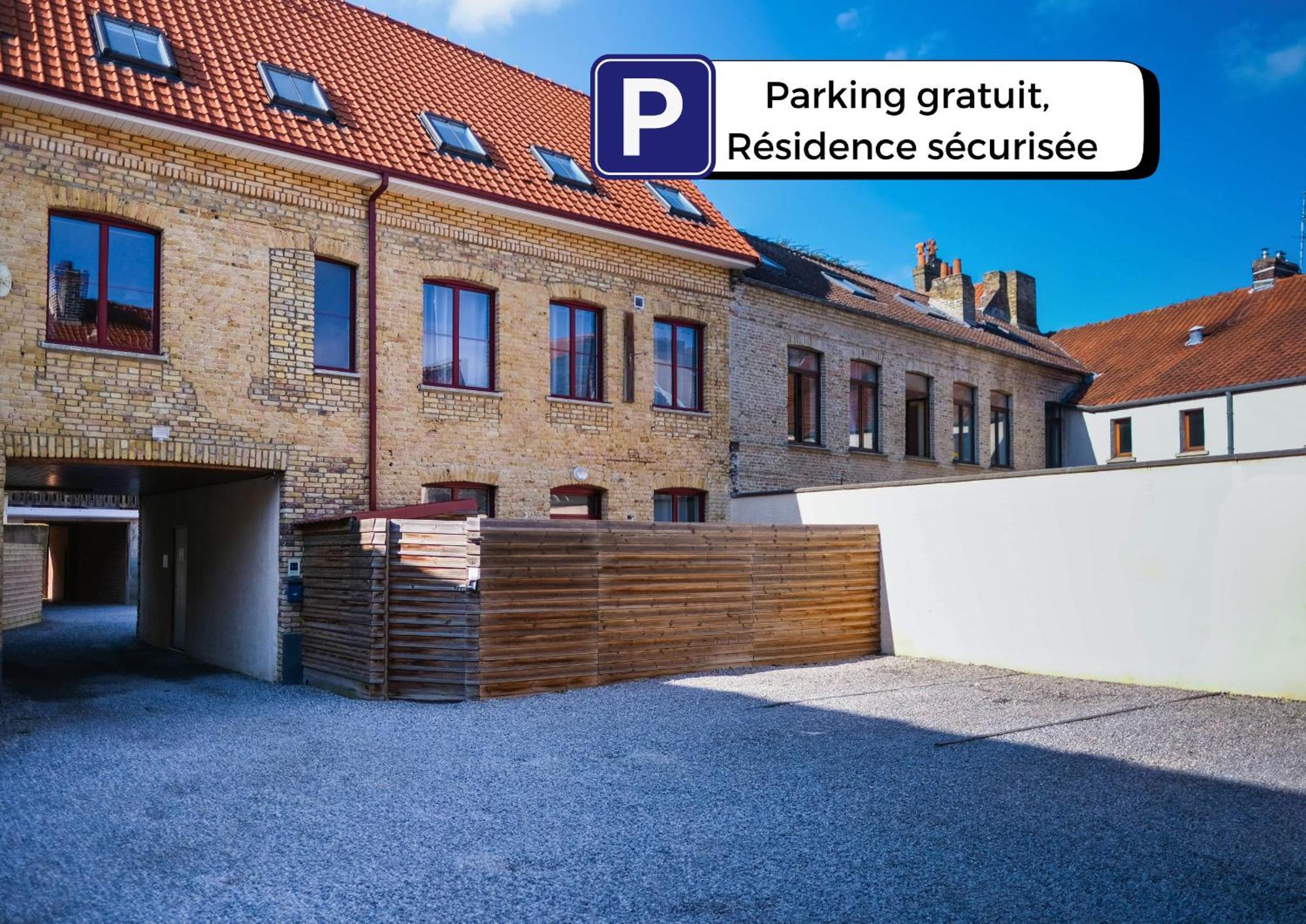 Appartement - Parking Prive Gratuit, Proche Centre-Ville Et Gare De Saint-Omer Sint-Omaars Buitenkant foto